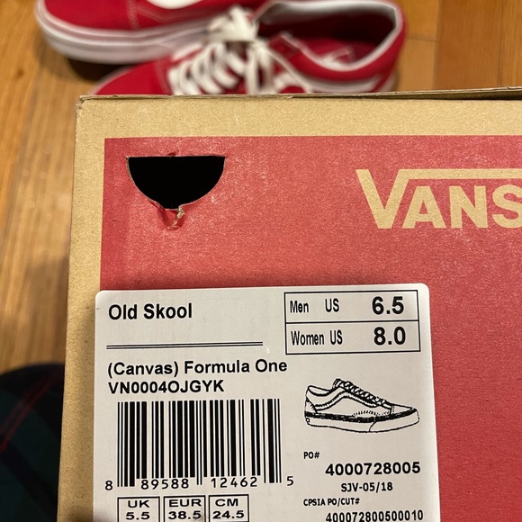Red old skool vans - Picture 3 of 3